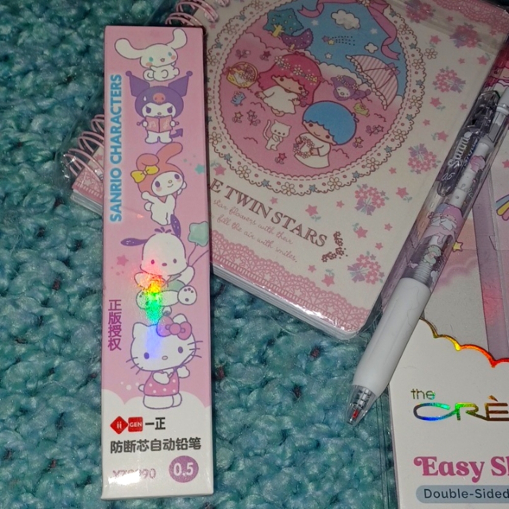 Little Twin Stars 🌟 Notebook, Nail Files, Pen and Blind Box Pencil